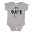 thumbnail image 1 of Inktastic It's Home- Alabama State Outline DIstressed Text Boys or Girls Baby Bodysuit, 1 of 5