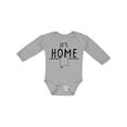 thumbnail image 1 of Inktastic It's Home- Alabama State Outline DIstressed Text Boys or Girls Long Sleeve Baby Bodysuit, 1 of 5