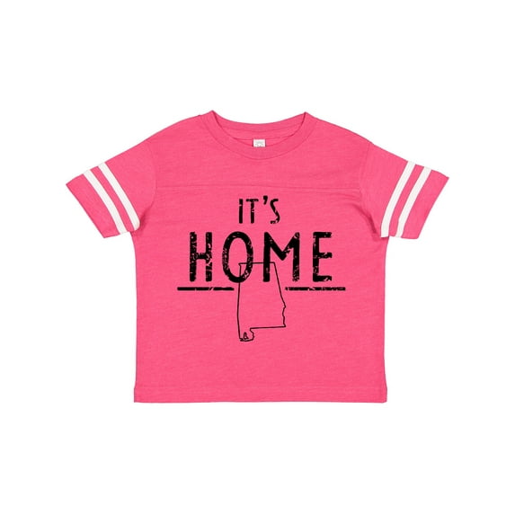 Inktastic It's Home- Alabama State Outline DIstressed Text Boys or Girls Toddler T-Shirt