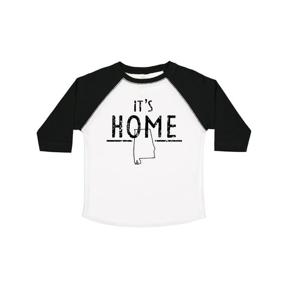 Inktastic It's Home- Alabama State Outline DIstressed Text Boys or Girls Toddler T-Shirt