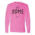 thumbnail image 1 of Inktastic It's Home Alabama State Outline Distressed Text Long Sleeve T-Shirt, 1 of 5