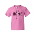 thumbnail image 1 of Inktastic It's Home- Alabama State Outline DIstressed Text Youth T-Shirt, 1 of 5