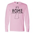 thumbnail image 1 of Inktastic It's Home New Hampshire State Outline Distressed Text Long Sleeve T-Shirt, 1 of 5