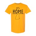 thumbnail image 1 of Inktastic It's Home New Hampshire State Outline Distressed Text T-Shirt, 1 of 5