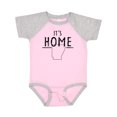 thumbnail image 1 of Inktastic It's Home- State of Arkansas Outline Distressed Text Gift Baby Boy or Baby Girl Bodysuit, 1 of 4
