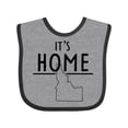 thumbnail image 1 of Inktastic It's Home- State of Idaho Outline Boys or Girls Baby Bib, 1 of 4