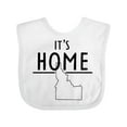 thumbnail image 1 of Inktastic It's Home- State of Idaho Outline Boys or Girls Baby Bib, 1 of 4