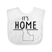 Inktastic It's Home- State of Idaho Outline Boys or Girls Baby Bib