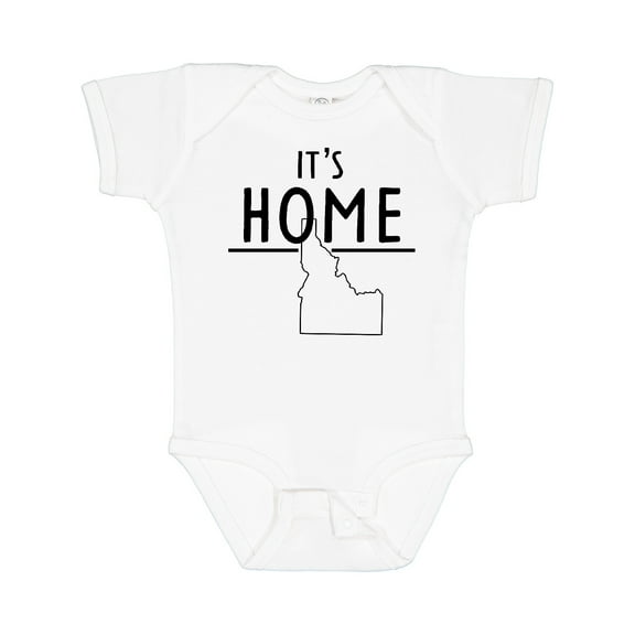 Inktastic It's Home- State of Idaho Outline Boys or Girls Baby Bodysuit