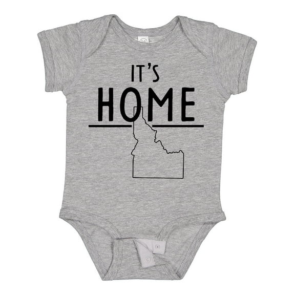 Inktastic It's Home- State of Idaho Outline Boys or Girls Baby Bodysuit