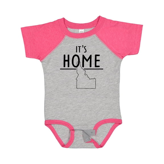 Inktastic It's Home- State of Idaho Outline Boys or Girls Baby Bodysuit