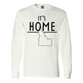 thumbnail image 1 of Inktastic It's Home- State of Idaho Outline Long Sleeve T-Shirt, 1 of 5