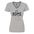 thumbnail image 1 of Inktastic It's Home- State of Idaho Outline Women's V-Neck T-Shirt, 1 of 5
