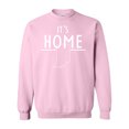 thumbnail image 1 of Inktastic It's Home State of Indiana Outline Adult Sweatshirt, 1 of 4