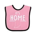 thumbnail image 1 of Inktastic It's Home- State of Indiana Outline Boys or Girls Baby Bib, 1 of 4
