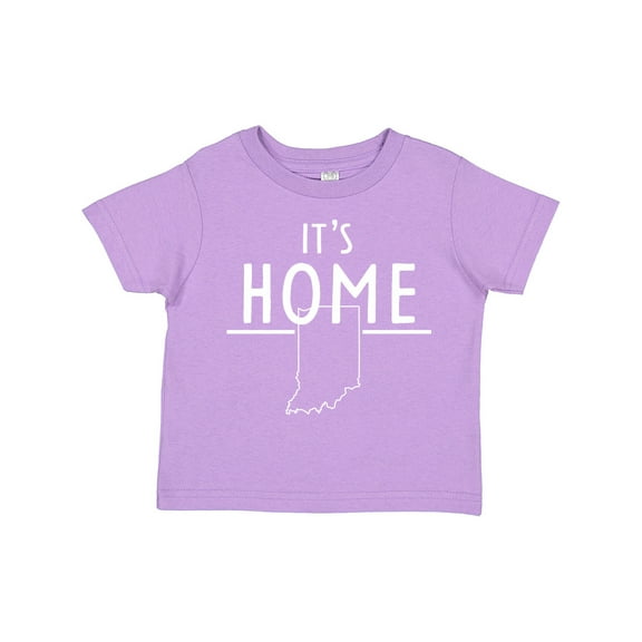 Inktastic It's Home- State of Indiana Outline Boys or Girls Toddler T-Shirt