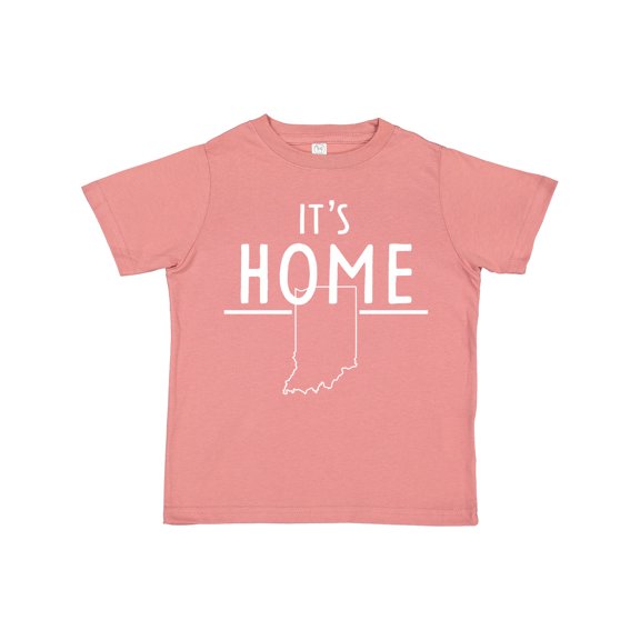 Inktastic It's Home- State of Indiana Outline Boys or Girls Toddler T-Shirt