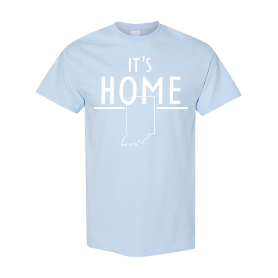 Inktastic It's Home State of Indiana Outline T-Shirt
