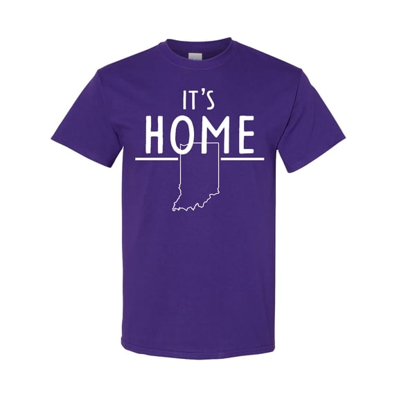 Inktastic It's Home State of Indiana Outline T-Shirt