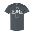 thumbnail image 1 of Inktastic It's Home State of Indiana Outline T-Shirt, 1 of 5