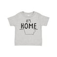 thumbnail image 1 of Inktastic It's Home- State of Iowa  Outline Distressed Text Boys or Girls Toddler T-Shirt, 1 of 5