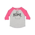thumbnail image 1 of Inktastic It's Home- State of Iowa  Outline Distressed Text Boys or Girls Toddler T-Shirt, 1 of 5