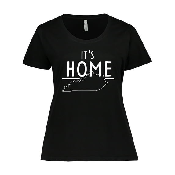 Inktastic It's Home- State of Kentucky Outline Women's Plus Size T-Shirt
