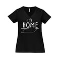 thumbnail image 1 of Inktastic It's Home- State of Kentucky Outline Women's Plus Size V-Neck T-Shirt, 1 of 5