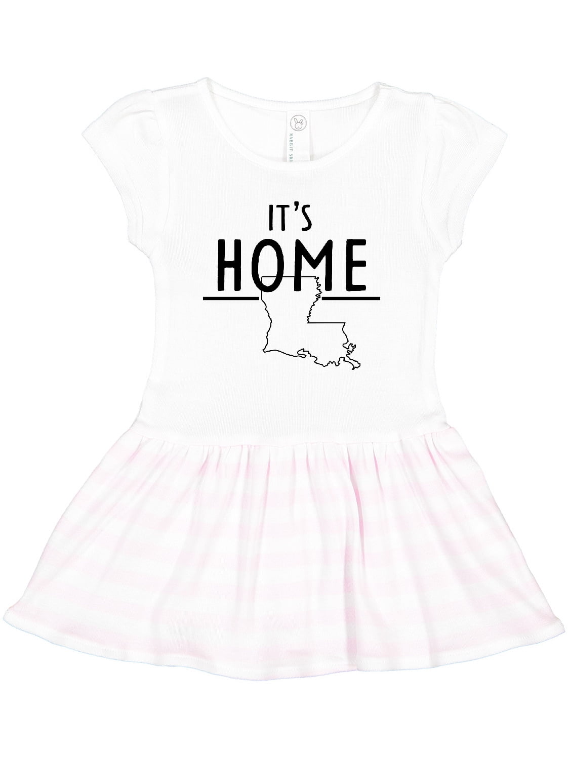 Inktastic Just a Louisiana Girl Born and Raised Gift Toddler
