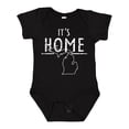 thumbnail image 1 of Inktastic It's Home- State  of Michigan Outline Distressed Text Boys or Girls Baby Bodysuit, 1 of 5