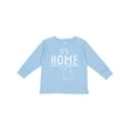 thumbnail image 1 of Inktastic It's Home State of Michigan Outline Distressed Text Boys or Girls Long Sleeve Toddler T-Shirt, 1 of 5