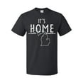 thumbnail image 1 of Inktastic It's Home- State  of Michigan Outline Distressed Text T-Shirt, 1 of 5