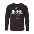 thumbnail image 1 of Inktastic It's Home- State of Michigan Outline Long Sleeve Youth T-Shirt, 1 of 5