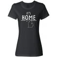 thumbnail image 1 of Inktastic It's Home- State of Michigan Outline Women's T-Shirt, 1 of 5
