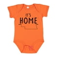thumbnail image 1 of Inktastic It's Home- State of Nebraska Outline Distressed Text Boys or Girls Baby Bodysuit, 1 of 5