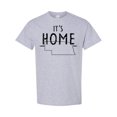 thumbnail image 1 of Inktastic It's Home State of Nebraska Outline Distressed Text T-Shirt, 1 of 5