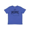 thumbnail image 1 of Inktastic It's Home State of Nebraska Outline Distressed Text Youth T-Shirt, 1 of 5