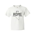 thumbnail image 1 of Inktastic It's Home- State of Nevada Outline Distressed Text Youth T-Shirt, 1 of 5