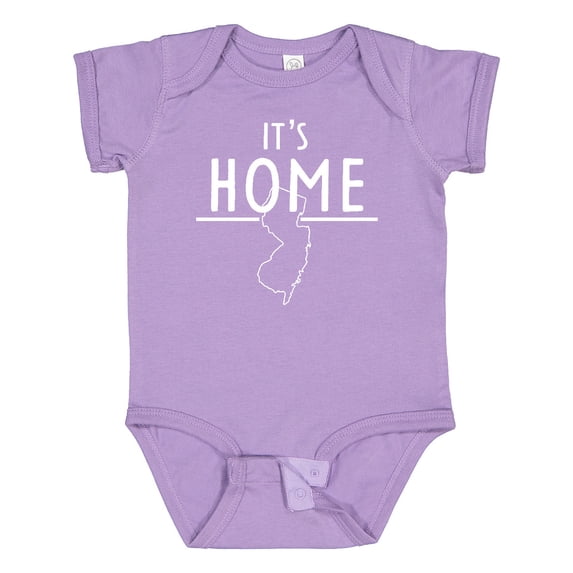 Inktastic It's Home- State of New Jersey Outline Boys or Girls Baby Bodysuit