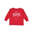 thumbnail image 1 of Inktastic It's Home- State of New Jersey Outline Boys or Girls Long Sleeve Toddler T-Shirt, 1 of 5