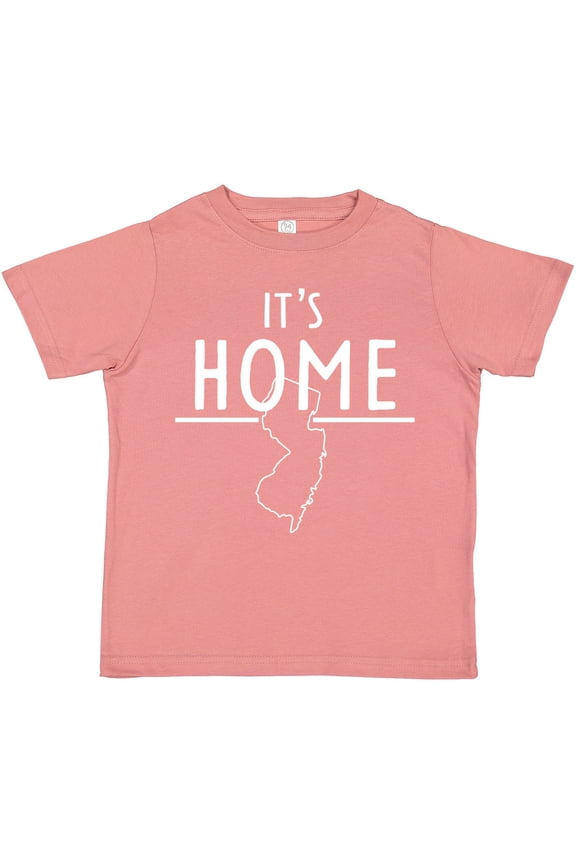 It's Home- State of New Jersey Outline Boys or Girls Toddler T-Shirt