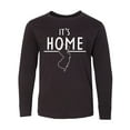thumbnail image 1 of Inktastic It's Home- State of New Jersey Outline Long Sleeve Youth T-Shirt, 1 of 5
