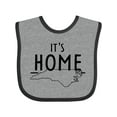 thumbnail image 1 of Inktastic It's Home- State of North Carolina Outline Boys or Girls Baby Bib, 1 of 4