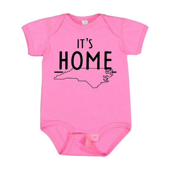 Inktastic It's Home- State of North Carolina Outline Boys or Girls Baby Bodysuit