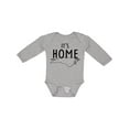 thumbnail image 1 of Inktastic It's Home- State of North Carolina Outline Boys or Girls Long Sleeve Baby Bodysuit, 1 of 5