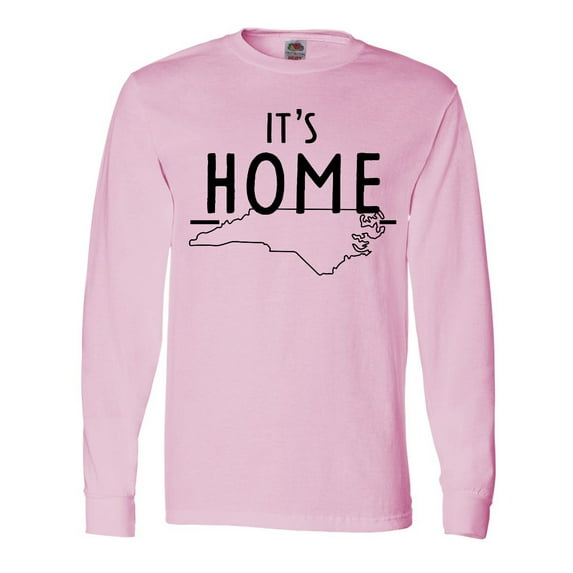 Inktastic It's Home State of North Carolina Outline Long Sleeve T-Shirt
