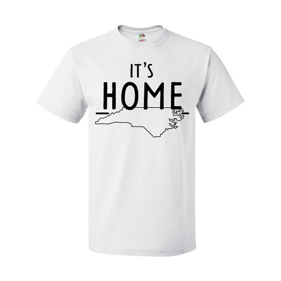 Inktastic It's Home- State of North Carolina Outline T-Shirt