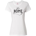 thumbnail image 1 of Inktastic It's Home- State of North Carolina Outline Women's T-Shirt, 1 of 5