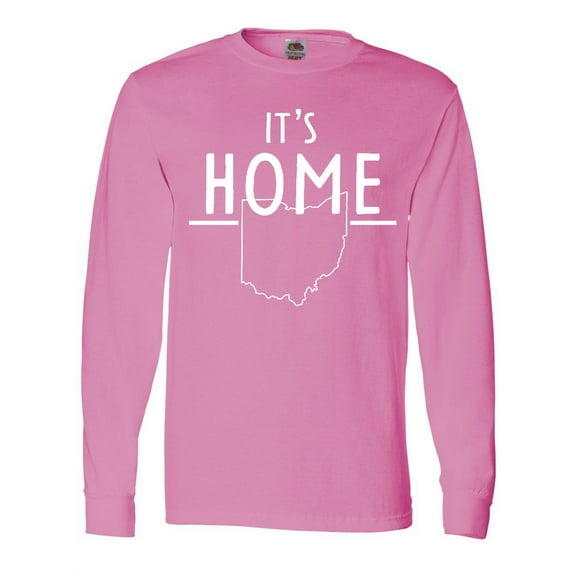 Inktastic It's Home- State of Ohio Outline Long Sleeve T-Shirt