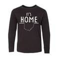 thumbnail image 1 of Inktastic It's Home- State of Ohio outline Long Sleeve Youth T-Shirt, 1 of 5